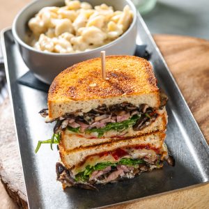 ‘shroomy grilled cheese